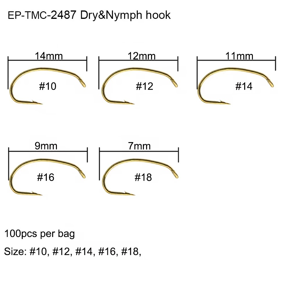 Eupheng 100pz EP-TMC2487 Amo d - Fishing Hook Barbless recensione e prezzo