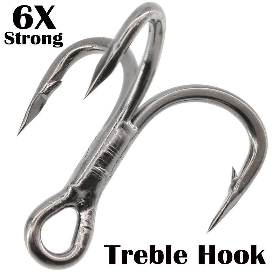 Amo da pesca triplo 6X Forte a - Fishing Hook Offset recensione e prezzo
